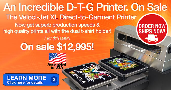 Equipment Zone Direct-to-Garment Printer Packages