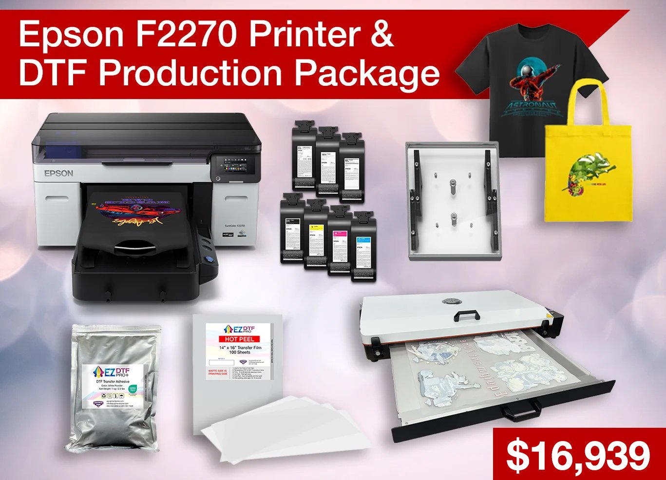 Epson SureColor F2270 Direct-to-Garment (DTG) Printer