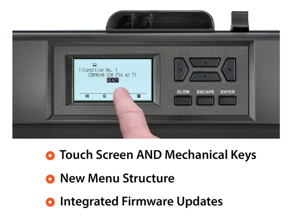 Graphtec CE8000 touchscreen