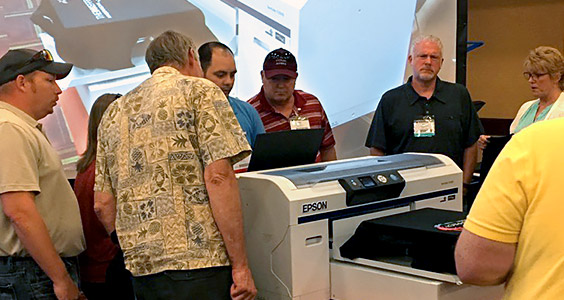 Equipment Zone F2000 DTG Printer Class at NBM Long Beach