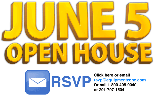 Save The Date - Equipment Zone Open House Friday Sept. 11, 10 a.m. - 8 p.m.
