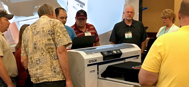 Equipment Zone F2000 DTG Printer Class at NBM Long Beach